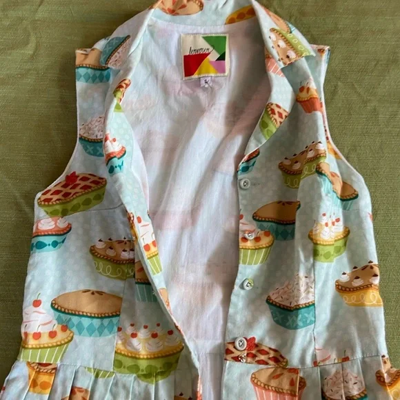 RARE Fervour Pie Dress ModCloth Size Small Lined - Picture 15 of 16